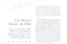 Un nuevo siglo de oro (entrevista)