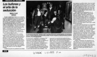 Los bufones y el arte de la seducción  [artículo] Rigoberto Carvajal