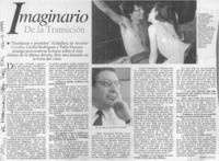 Imaginario de la transición  [artículo] Yenny Cáceres.