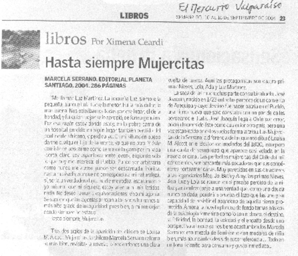 Hasta siempre Mujercitas