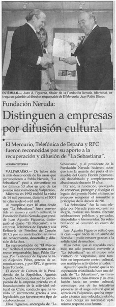 Distinguen a empresas por difusión cultural