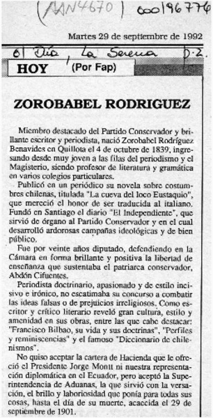 Zorobabel Rodríguez  [artículo] Fap.
