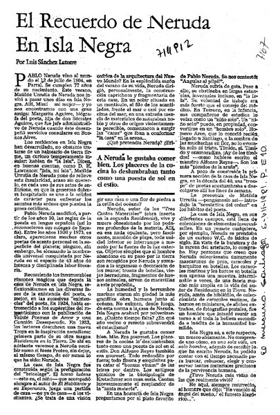 El recuerdo de Neruda en Isla Negra