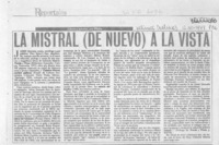 La Mistral (de nuevo) a la vista  [artículo] Filebo.