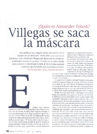 Villegas se saca la máscara [entrevista]