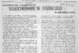 Sesquicentenario de Eusebio Lillo