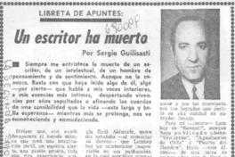 Un escritor ha muerto