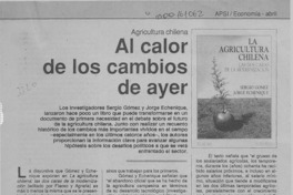 Al calor de los cambios de ayer  [artículo] H. T.