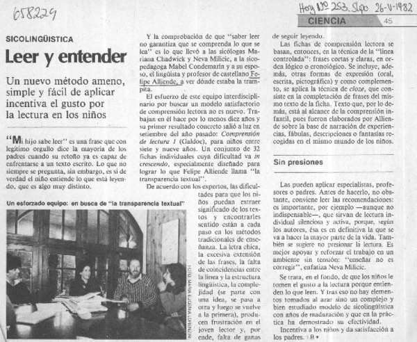 Leer y entender  [artículo] I.B.