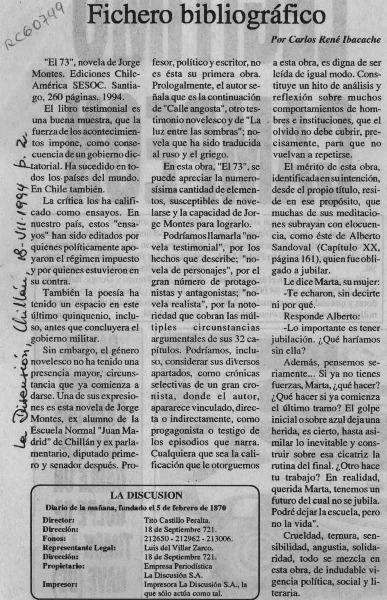 Fichero bibliográfico