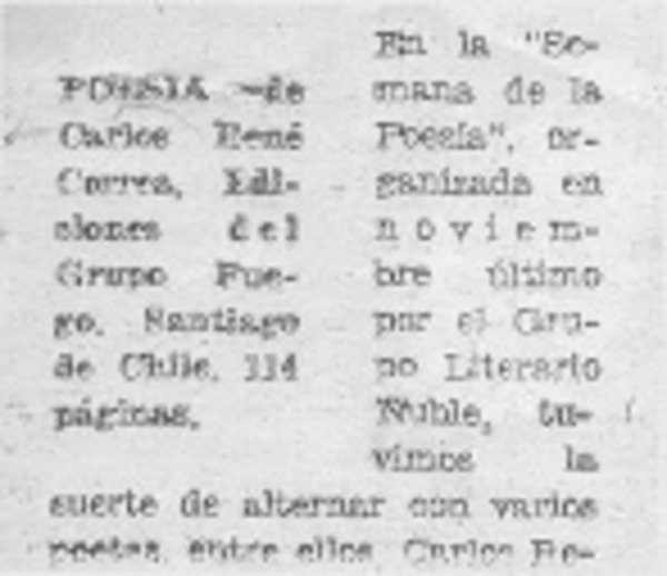 Poemas de Carlos René Correa.