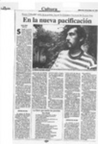 En la nueva pacificación