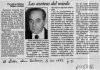 Las azoteas del miedo  [artículo] Jaime Gómez Rojas (Jonás)