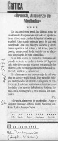 Crítica  [artículo] Pedro Labra.