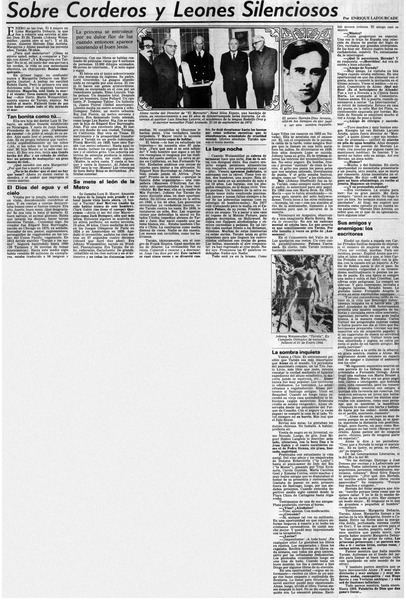 Sobre corderos y leones silenciosos