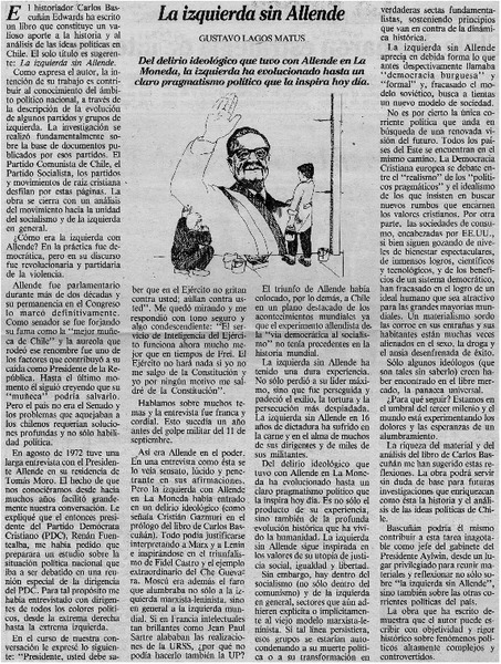 La izquierda sin Allende