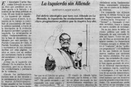 La izquierda sin Allende