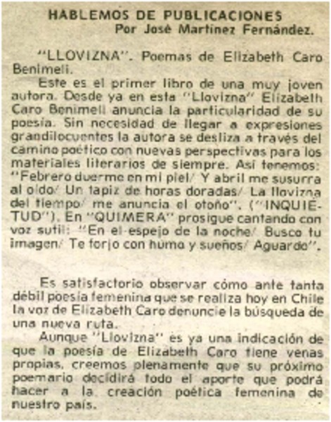 Hablemos de publicaciones