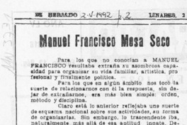 Manuel Francisco Mesa Seco