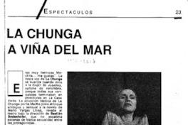 La Chunga a Viña del Mar