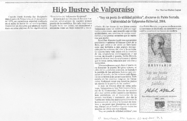 Hijo ilustre de Valparaíso