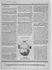 El ocultamiento es un grave error político: [entrevista]