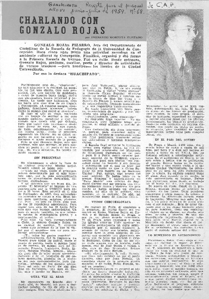 Charlando cno Gonzalo Rojas (entrevista)