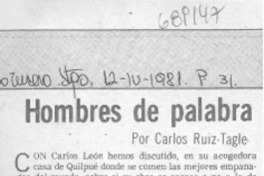 Hombres de palabra