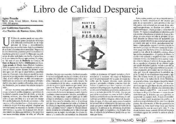 Libro de calidad desparajada