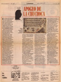 Apogeo de la chuchoca