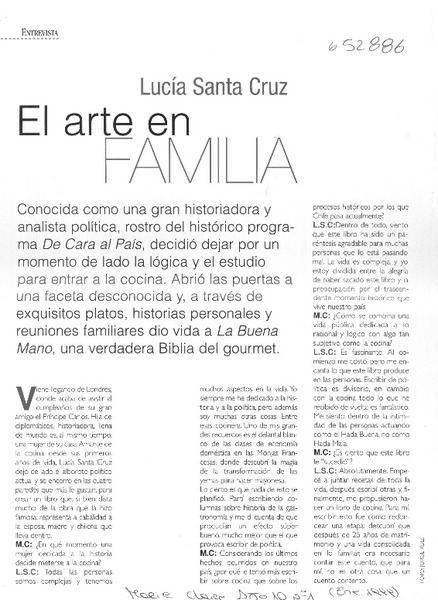 El arte en familia  [artículo]