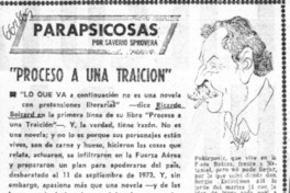 Proceso a una traición"
