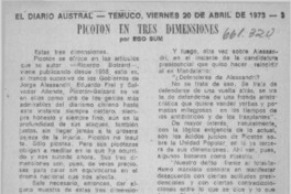 Picotón en tres dimensiones  [artículo] Ego Sum.