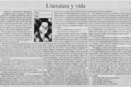 Literatura y vida