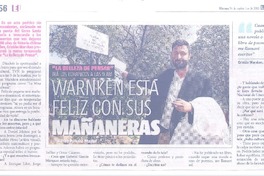 Warnken está feliz con sus mañaneras (entrevista)