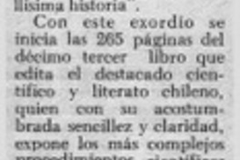 Nuevo libro de Arturo Aldunate.