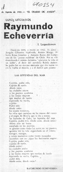 Raymundo Echeverría