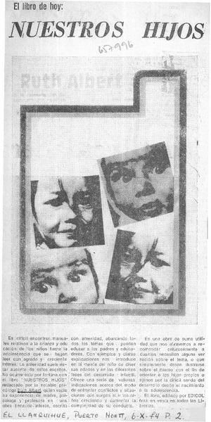 Nuestros hijos  [artículo]