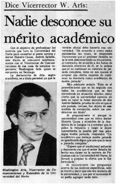 Nadie desconoce su mérito académico.