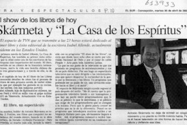 Skármeta y "La casa de los espíritus"