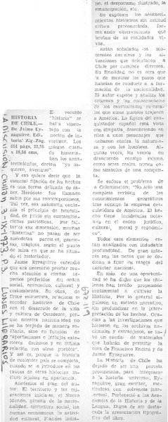 Historia de Chile.