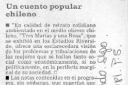 Un cuento popular chileno.