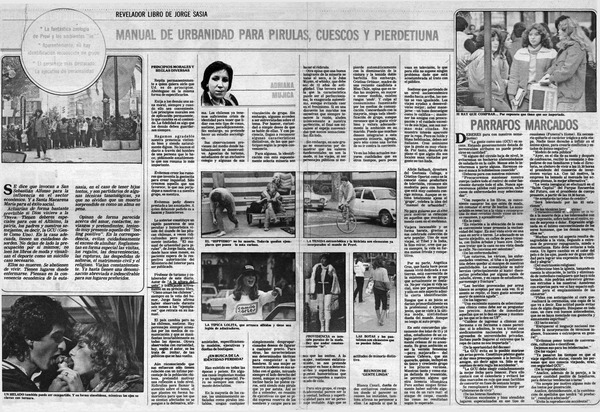 Manual de urbanidad para pirulas, cuescos y pierdetiuna