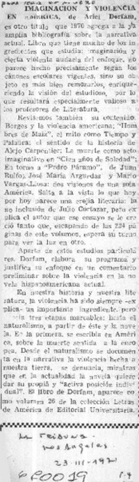 Imaginación y violencia en América.