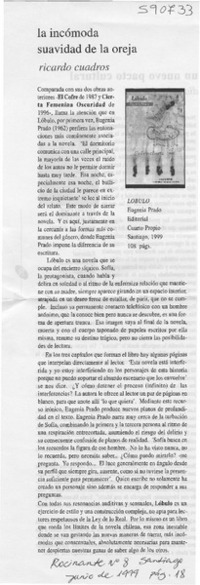 La incómoda suavidad de la oreja  [artículo]