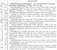 Poemas seleccionados.