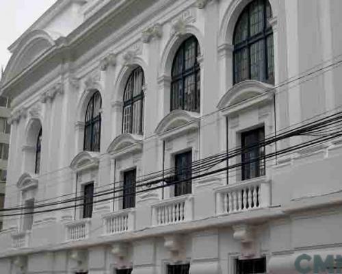 Imagen del monumento Biblioteca Santiago Severín y su entorno