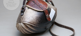 Cartera de piel quirquincho (reverso)