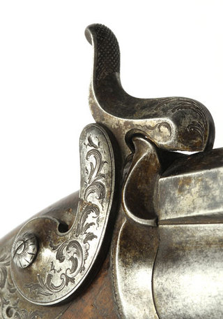 Pistolas de duelo (detalle)