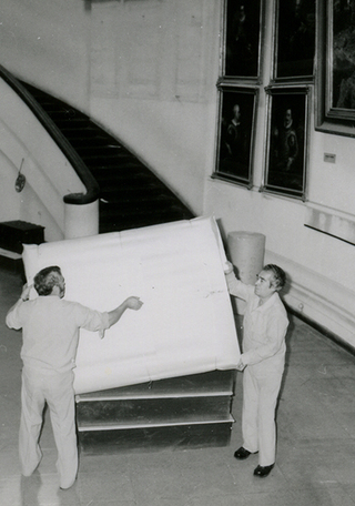 Traslado de colecciones de Miraflores a la Real Audiencia, 1982